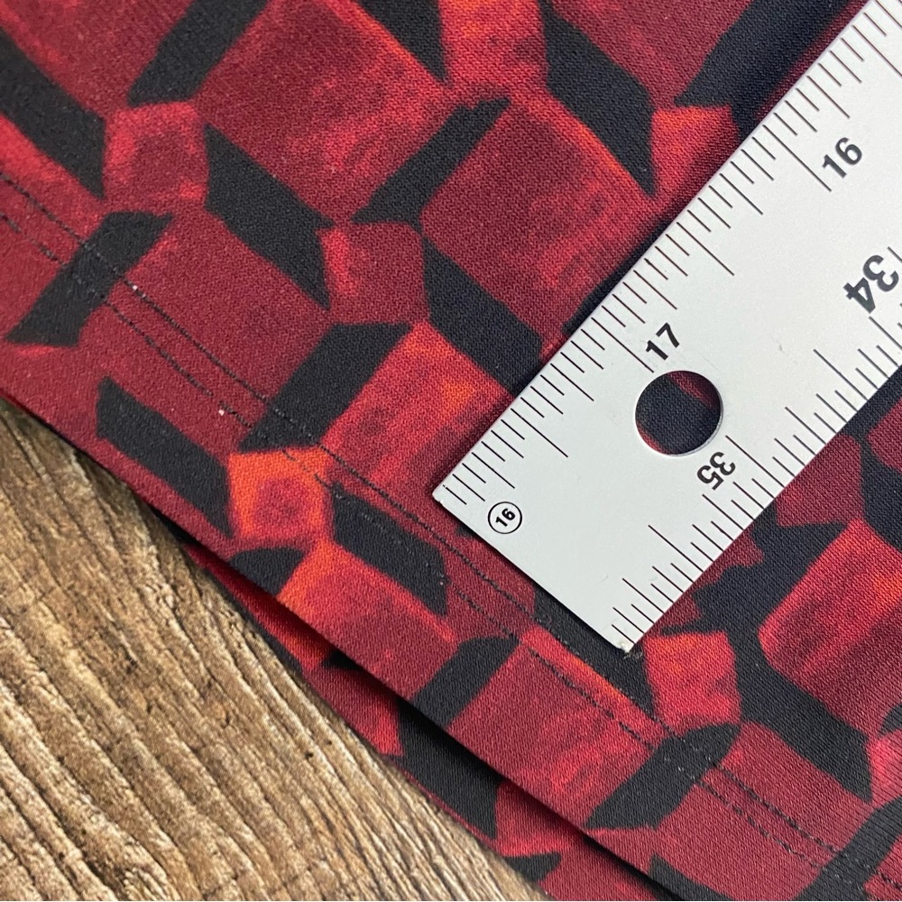 Patterned Red Dress - Picture 7 of 11